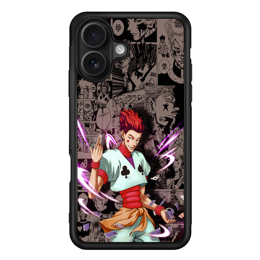 Hisoka Hunter x Hunter Comic iPhone 16 Case - Oxvistore