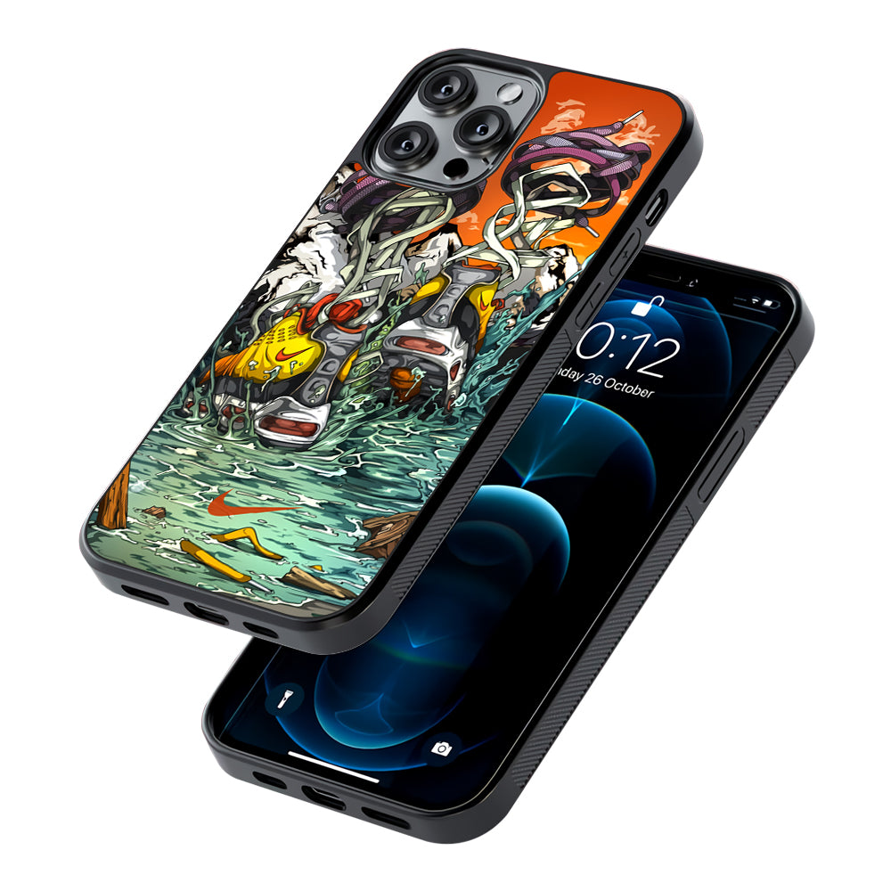 Nike Form of Art Noise 2D Rubber Phone Case | Slim Protective Phone Case