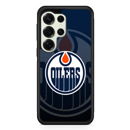 Edmonton Oilers Dot Samsung Galaxy S25 Ultra Case | Durable Rubber Case for Samsung Galaxy S25 Ultra