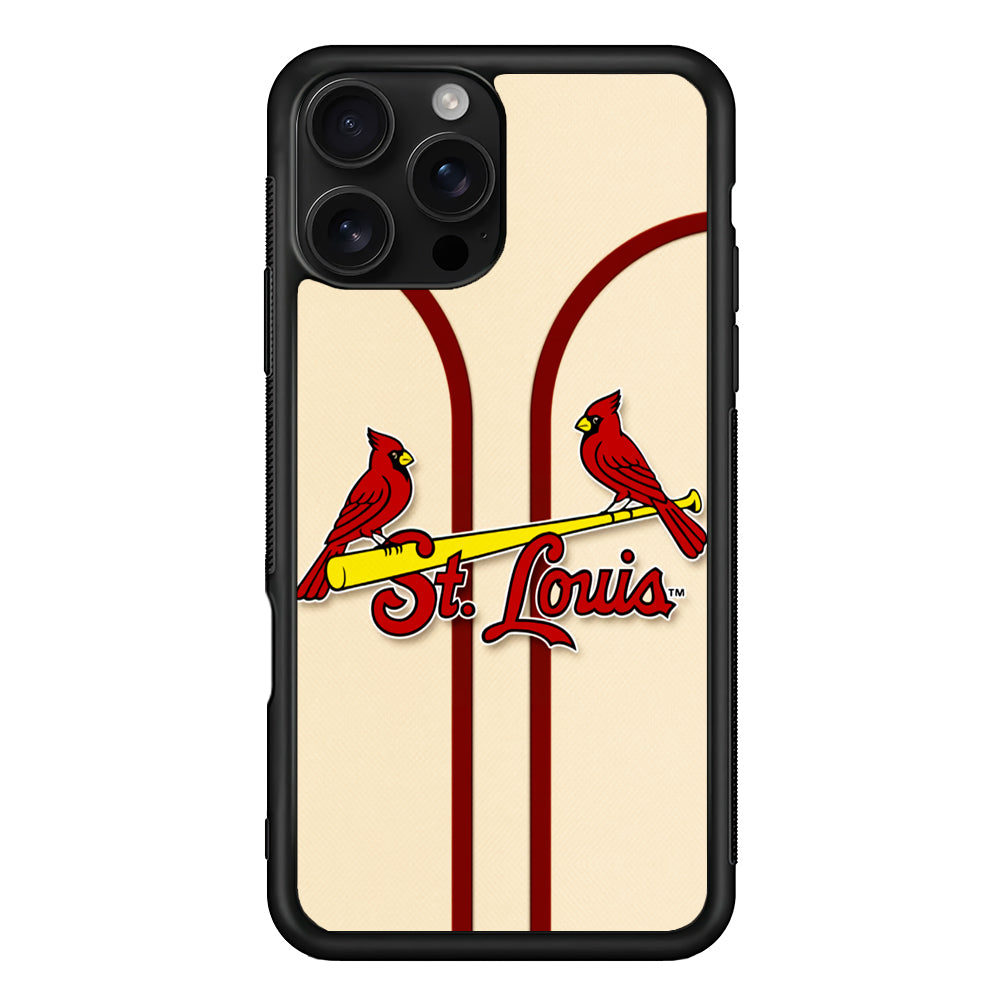 St. Louis Cardinals Jersey iPhone 16 Pro Case | Durable Protective Case for iPhone 16 Pro