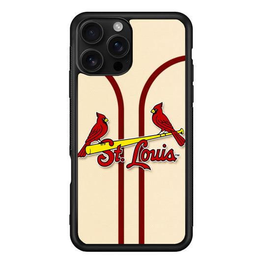 St. Louis Cardinals Jersey iPhone 16 Pro Case | Durable Protective Case for iPhone 16 Pro