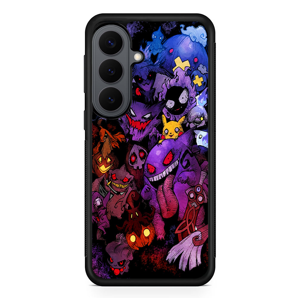Ghost Type Pokemon Gengar Samsung Galaxy S26 Plus Case | Slim Rubber Case for Samsung Galaxy S26 Plus