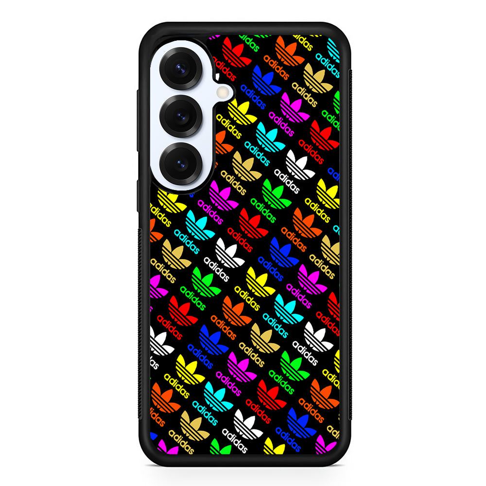 Adidas Logo Colorful Pattern Samsung Galaxy S25 Plus Case | Durable Samsung Galaxy S25 Plus Phone Case