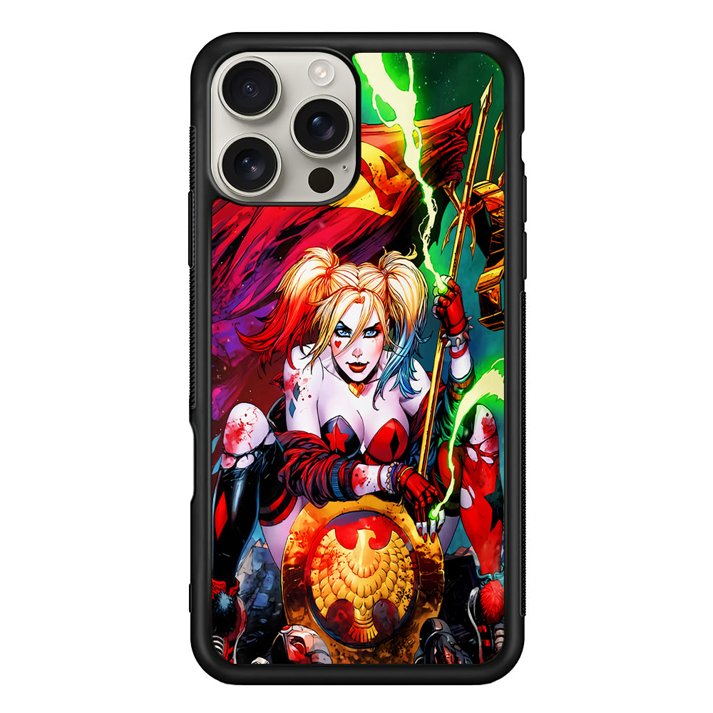 Harley Quinn Superman Flag iPhone 16 Pro Max Case | Stylish Protective Case for iPhone 16 Pro Max