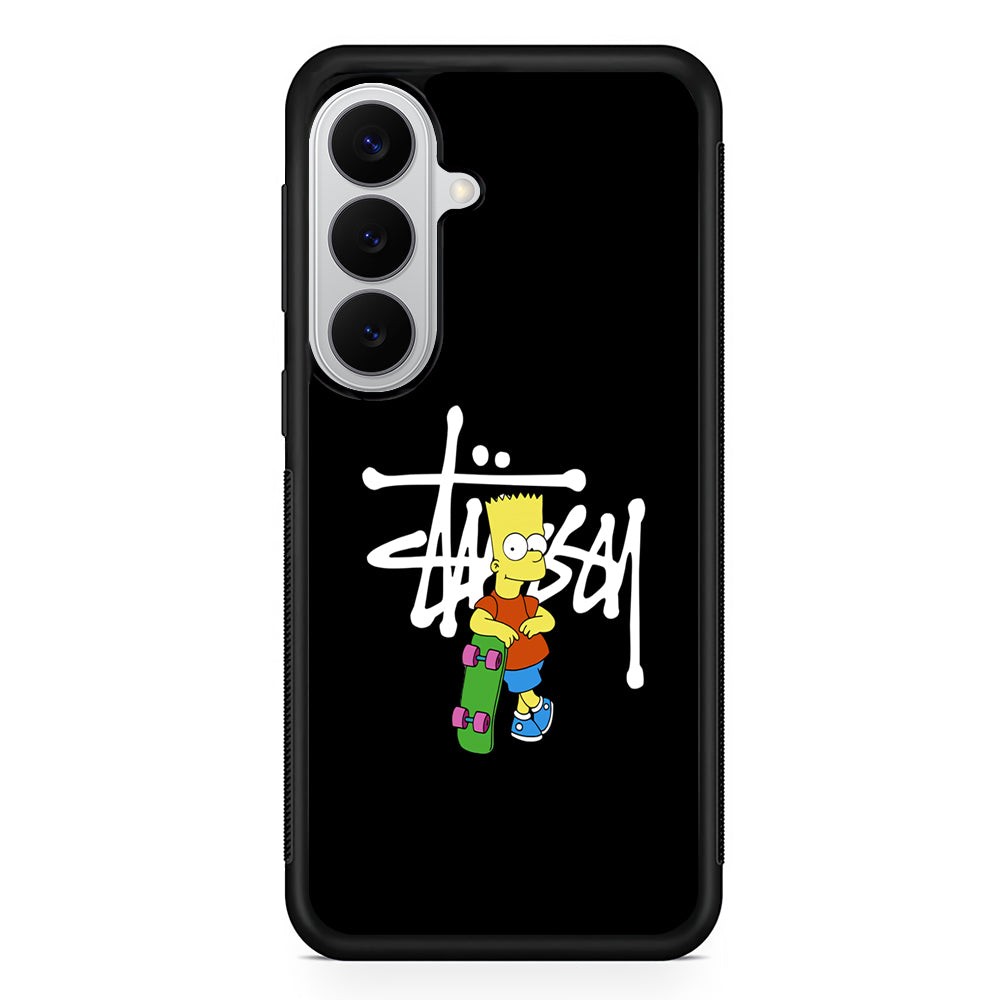 Stussy Simpson Skate Samsung Galaxy S26 Case | Slim Rubber Case for Samsung Galaxy S26