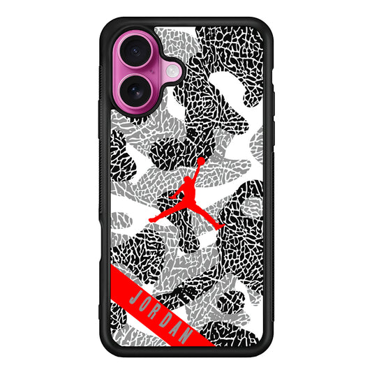 Air Jordan Absolute Patern iPhone 17 Case - Slim Rubber Case for iPhone 17