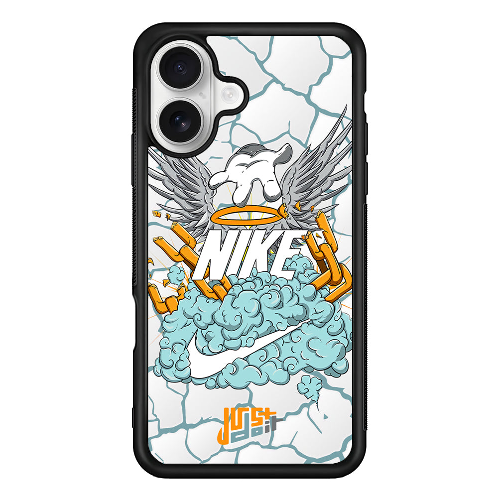 Nike Flying To The Paradise iPhone 16 Plus Case – Slim Fit Protective Phone Case