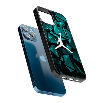 Air Jordan Shards of Crystal 2D Rubber Phone Case | Slim Protective Phone Case