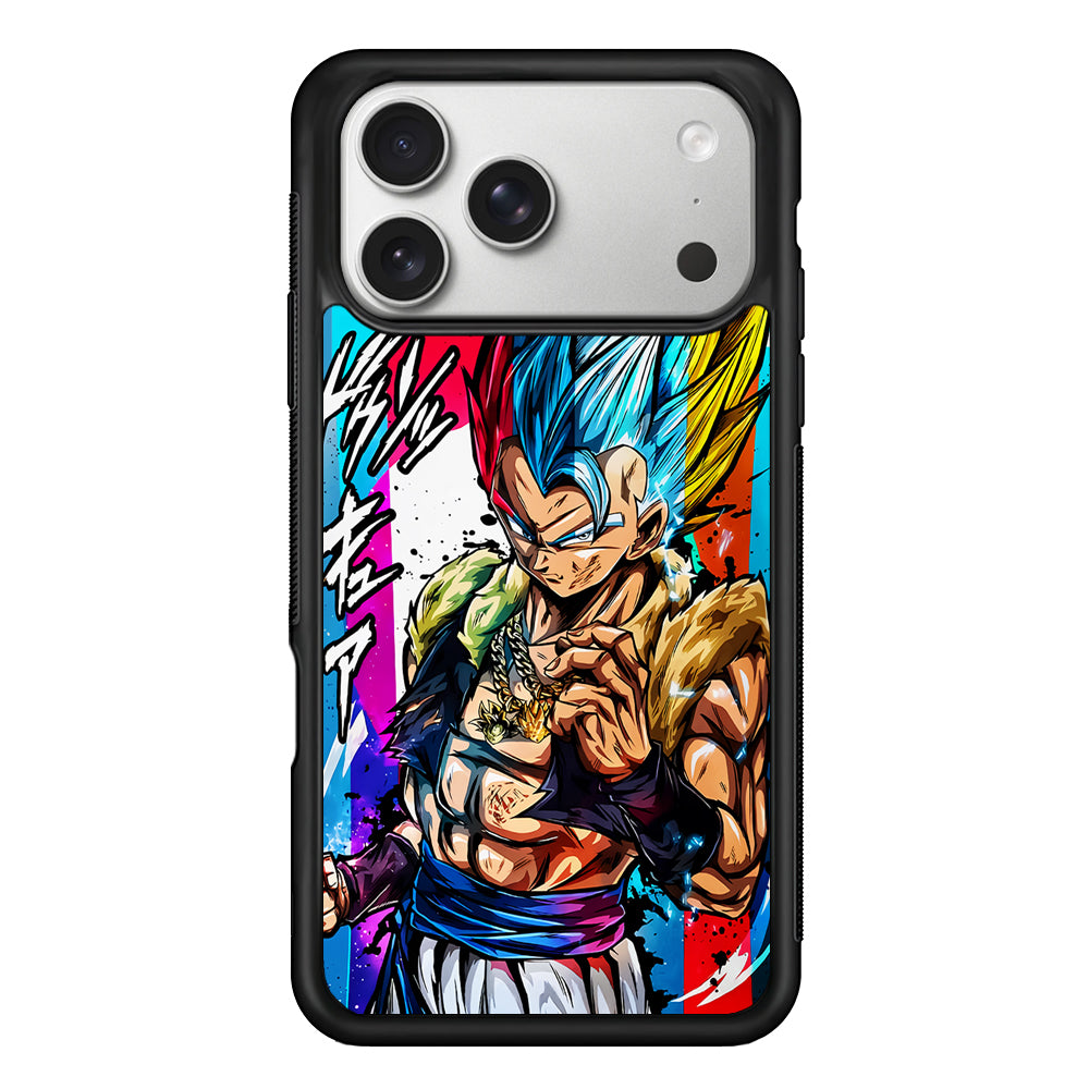 Gogeta Dragon Ball Z Art iPhone 17 Pro Case | Slim Rubber Case for iPhone 17 Pro