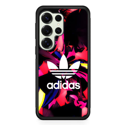 Adidas Logo Colorful Abstract Samsung Galaxy S25 Ultra Case | Durable Rubber Case for Samsung Galaxy S25 Ultra