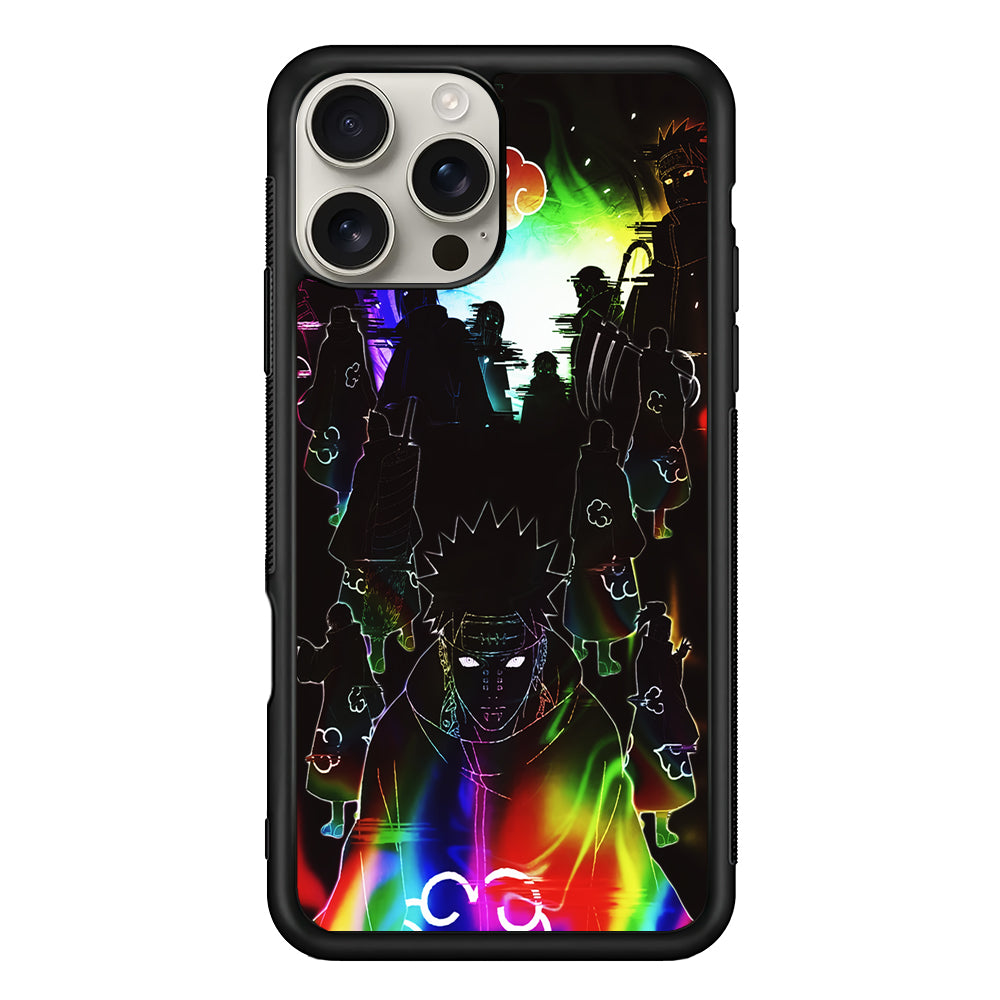 Akatsuki All Members Silhouette iPhone 16 Pro Max Case | Stylish Protective Case for iPhone 16 Pro Max