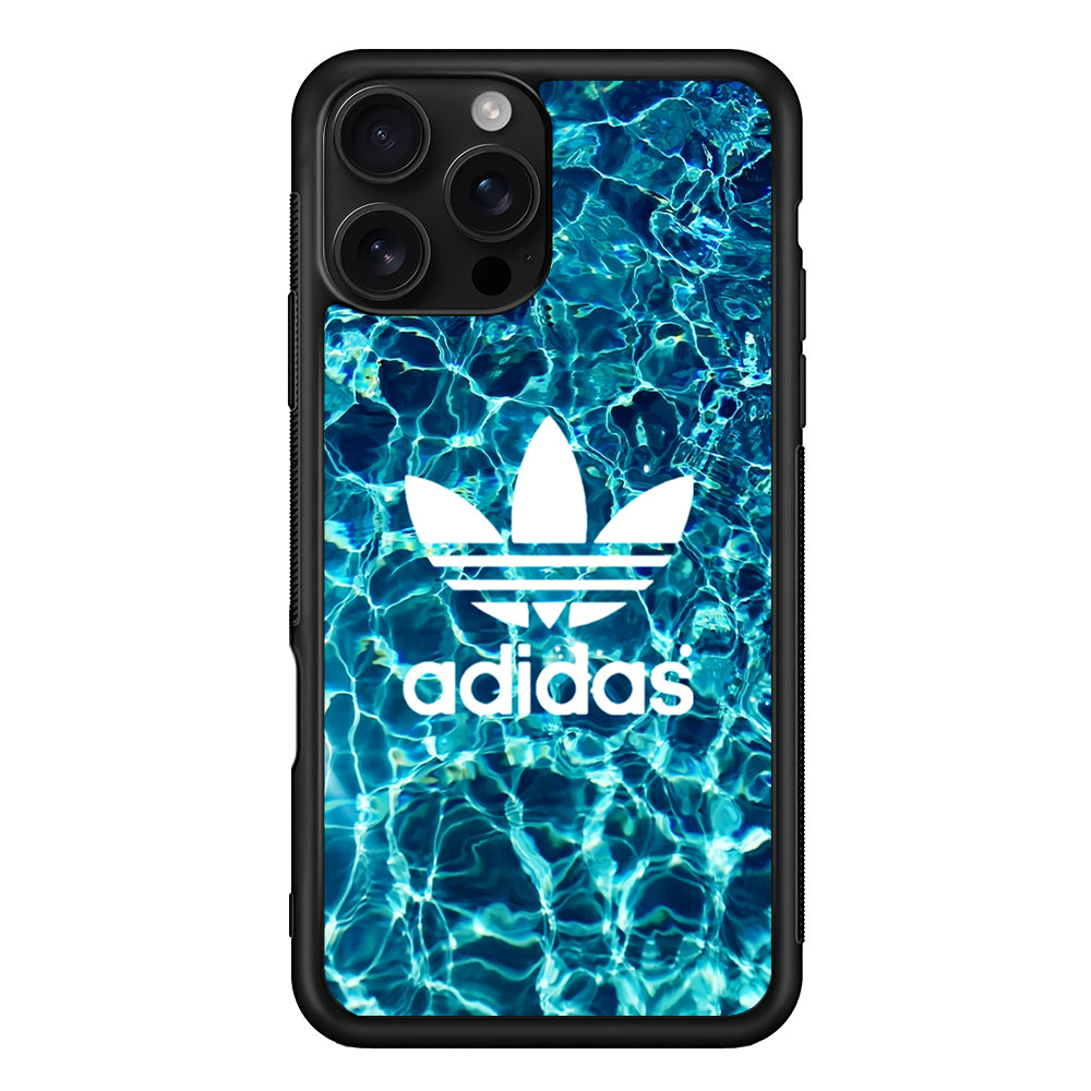 Adidas Logo Water Background iPhone 16 Pro Case - Stylish Protective Cover for iPhone 16 Pro