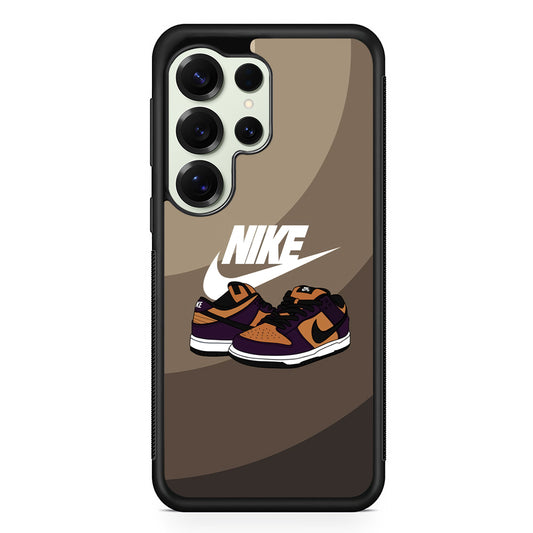 Nike Purple in Brown Layer Samsung Galaxy S25 Ultra Case | Durable Rubber Case for Samsung Galaxy S25 Ultra