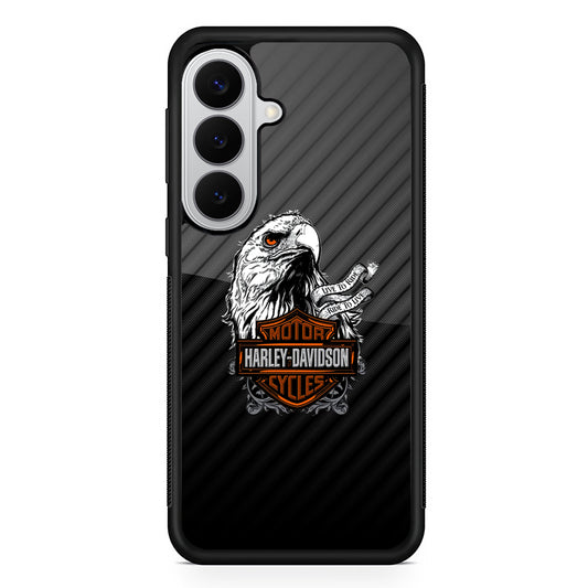 Harley Davidson Dashing Like an Eagle Samsung Galaxy S26 Case | Slim Samsung Galaxy S26 Rubber Case