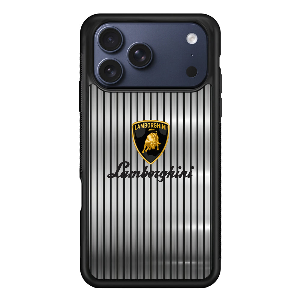Lamborghini Luxury Curtains iPhone 17 Pro Max Case | Durable Rubber Case for iPhone 17 Pro Max