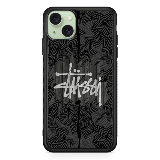 Stussy Star from The Night iPhone 14 Plus Case | Slim Rubber Case for iPhone 14 Plus