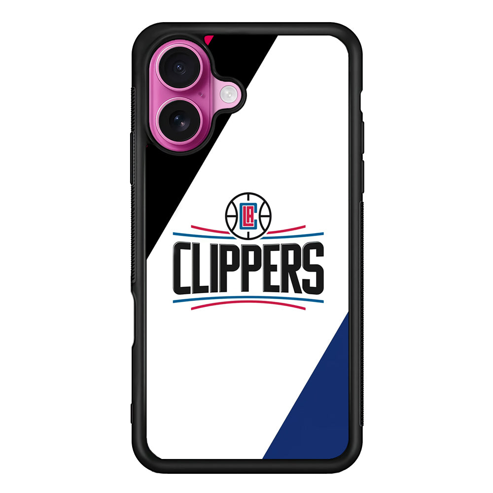 LA Clippers Logo iPhone 17 Case | Slim Protective Rubber Phone Cover