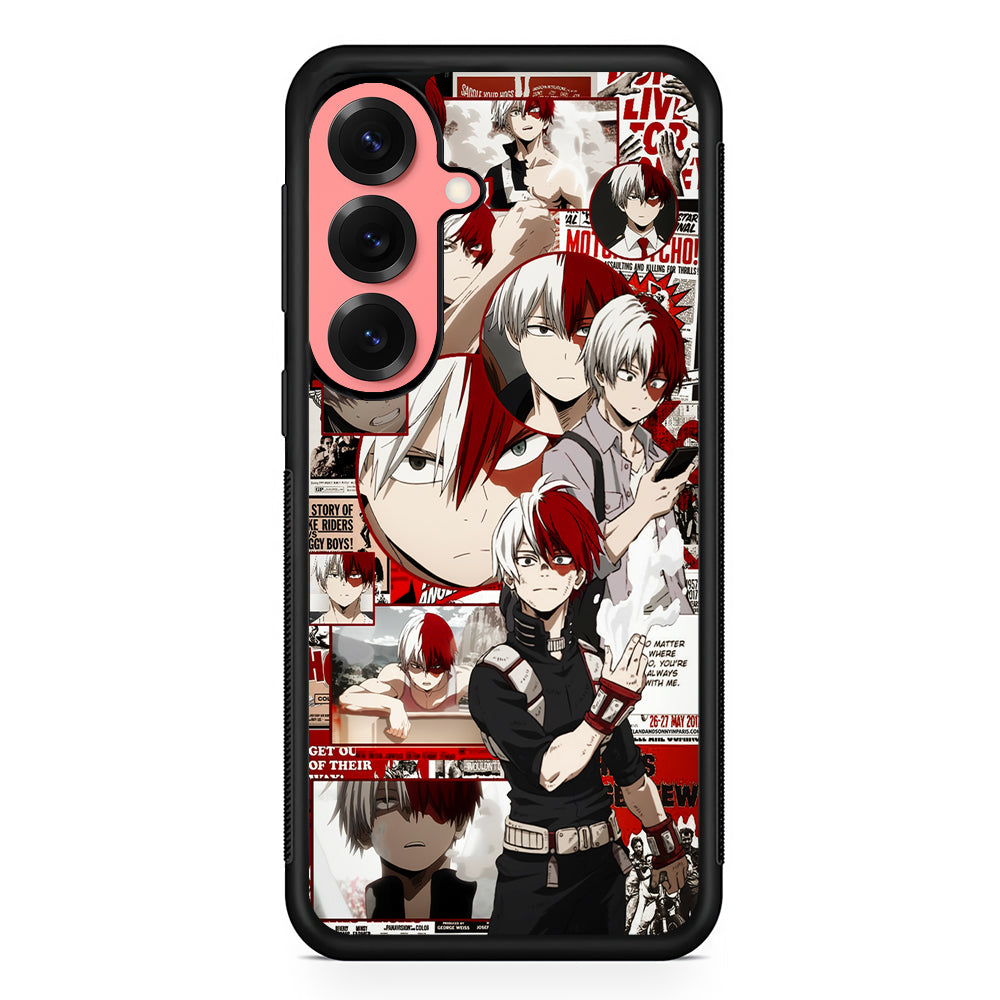 Todoroki My Hero Academia Aesthetic Samsung Galaxy S25 Case | Protective Case for Samsung Galaxy S25