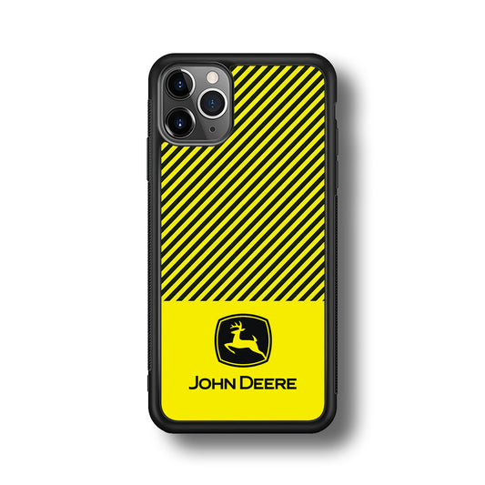 John Deere Black Patern iPhone 11 Pro Max Case | Slim Rubber Case for iPhone 11 Pro Max