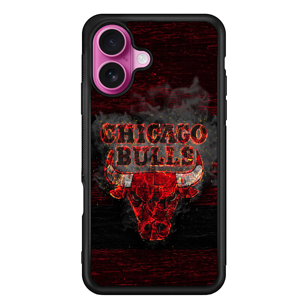 Chicago Bulls Burn iPhone 17 Case | Slim Protective Rubber Phone Cover