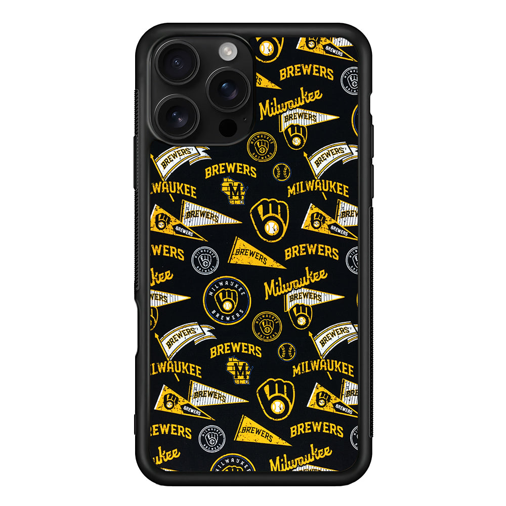 Milwaukee Brewers Vintage iPhone 16 Pro Case | Durable Protective Case for iPhone 16 Pro