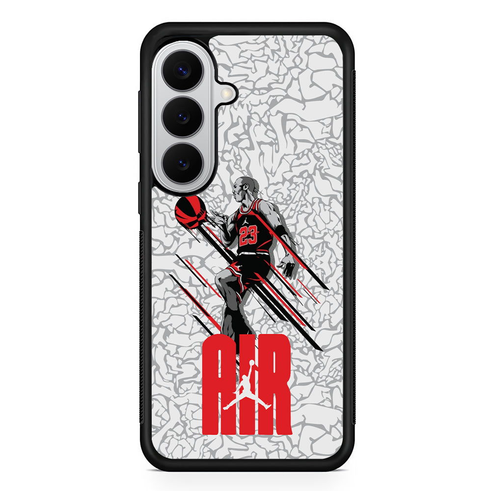 Air Jordan The Jumpingman Samsung Galaxy S26 Case | Slim Samsung Galaxy S26 Rubber Case