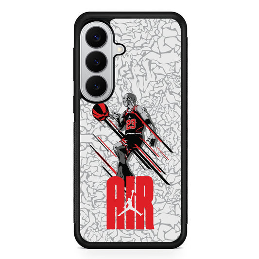 Air Jordan The Jumpingman Samsung Galaxy S26 Case | Slim Samsung Galaxy S26 Rubber Case