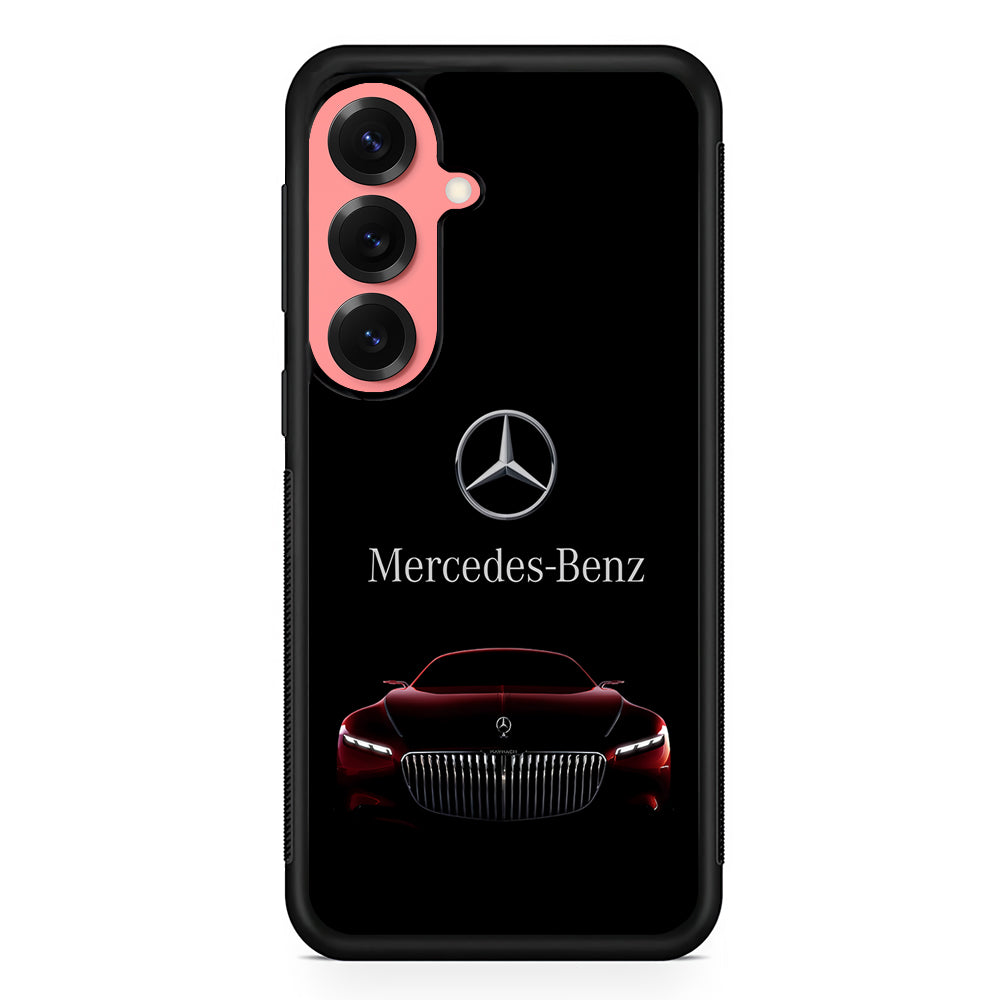 Mercedes-Benz Red Dark Aesthetic Samsung Galaxy S25 Case | Slim Rubber Case for Samsung Galaxy S25