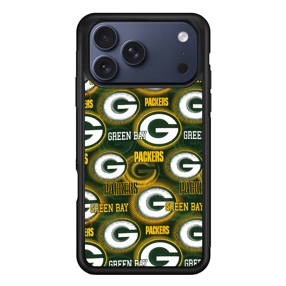 Green Bay Packers Pattern iPhone 17 Pro Max Case | Slim Protective Cover for iPhone 17 Pro Max