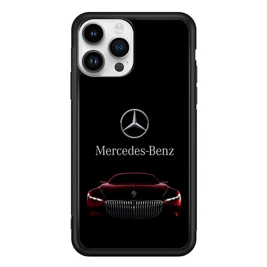 Mercedes-Benz Red Dark Aesthetic iPhone 13 Pro Case | Slim Rubber Case for iPhone 13 Pro