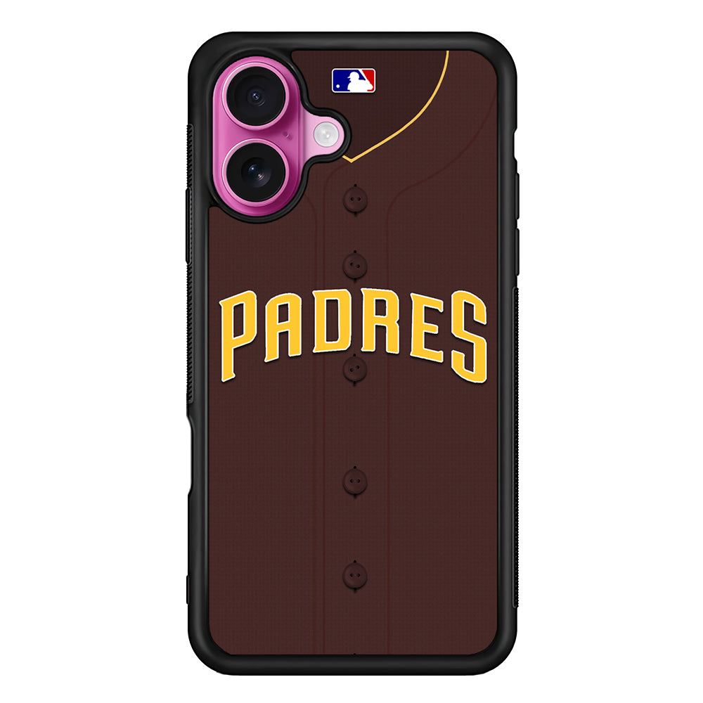 San Diego Padres Jersey iPhone 17 Case | Slim Protective Rubber Phone Cover