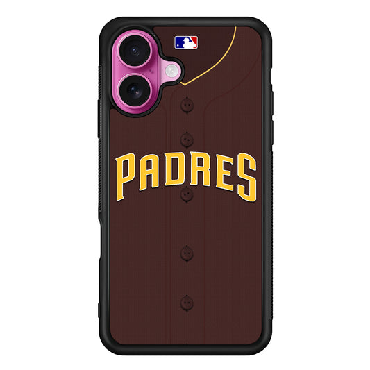 San Diego Padres Jersey iPhone 17 Case | Slim Protective Rubber Phone Cover