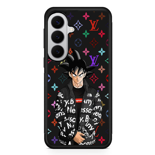Louis Vuitton Goku Hypebeast Samsung Galaxy S26 Case | Slim Rubber Case for Samsung Galaxy S26