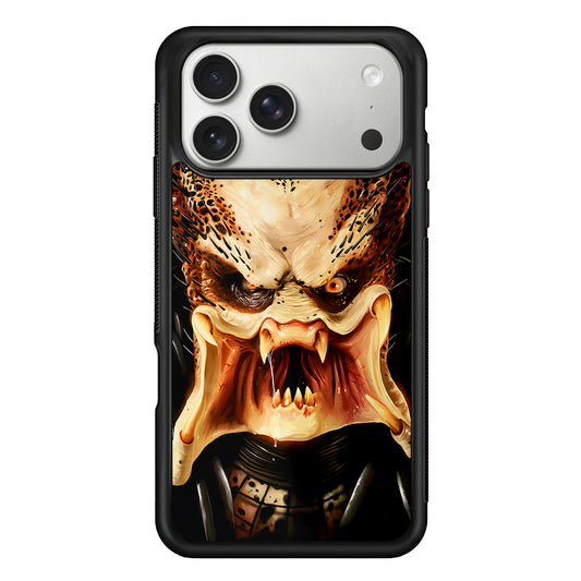 Predator Alien Face iPhone 17 Pro Case | Slim Rubber Case for iPhone 17 Pro