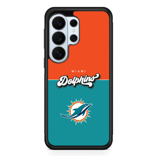 Miami Dolphins Orange Blue Samsung Galaxy S26 Ultra Case | Protective Phone Cover