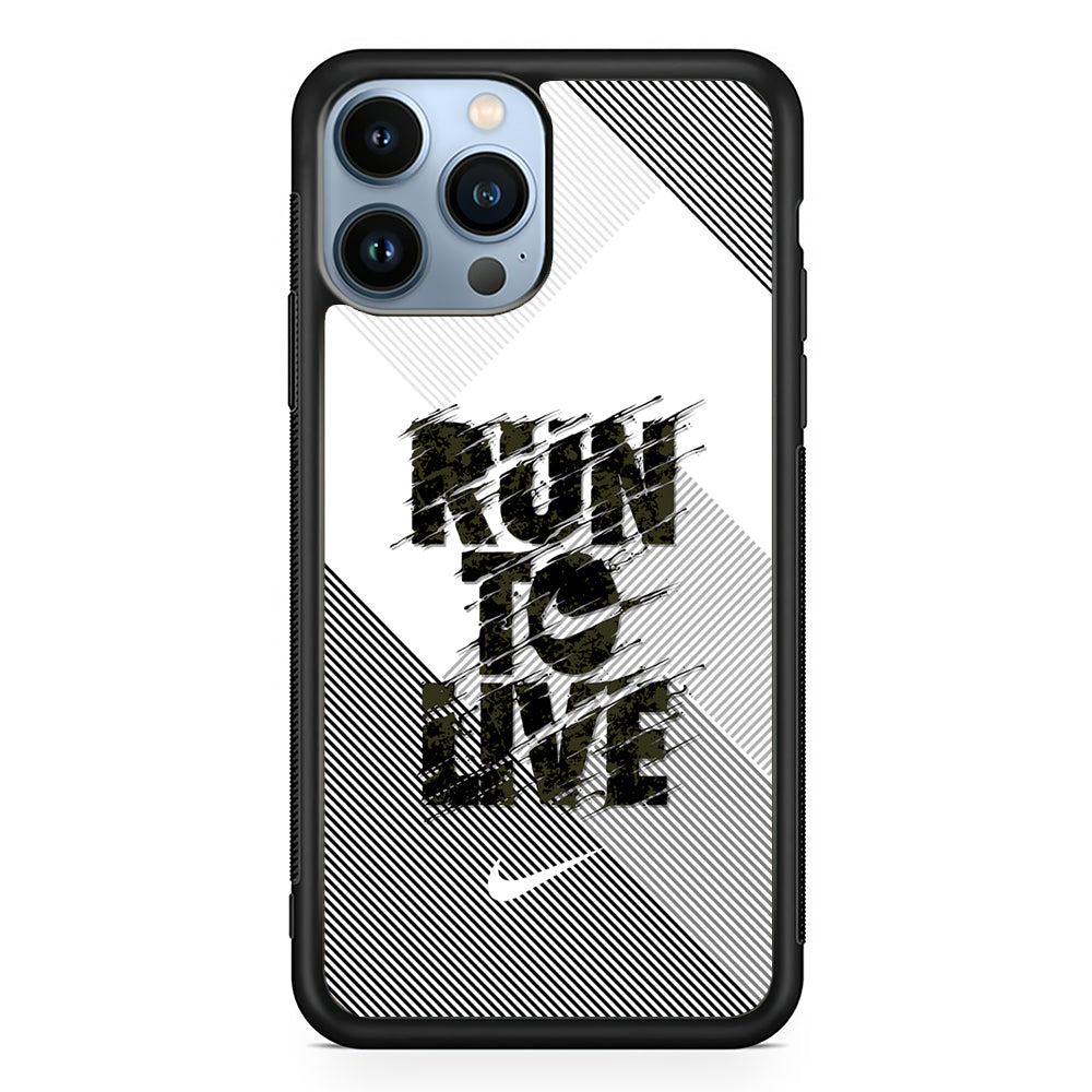 Nike Live Must Run 2D Rubber Phone Case | Slim Protective Phone Case