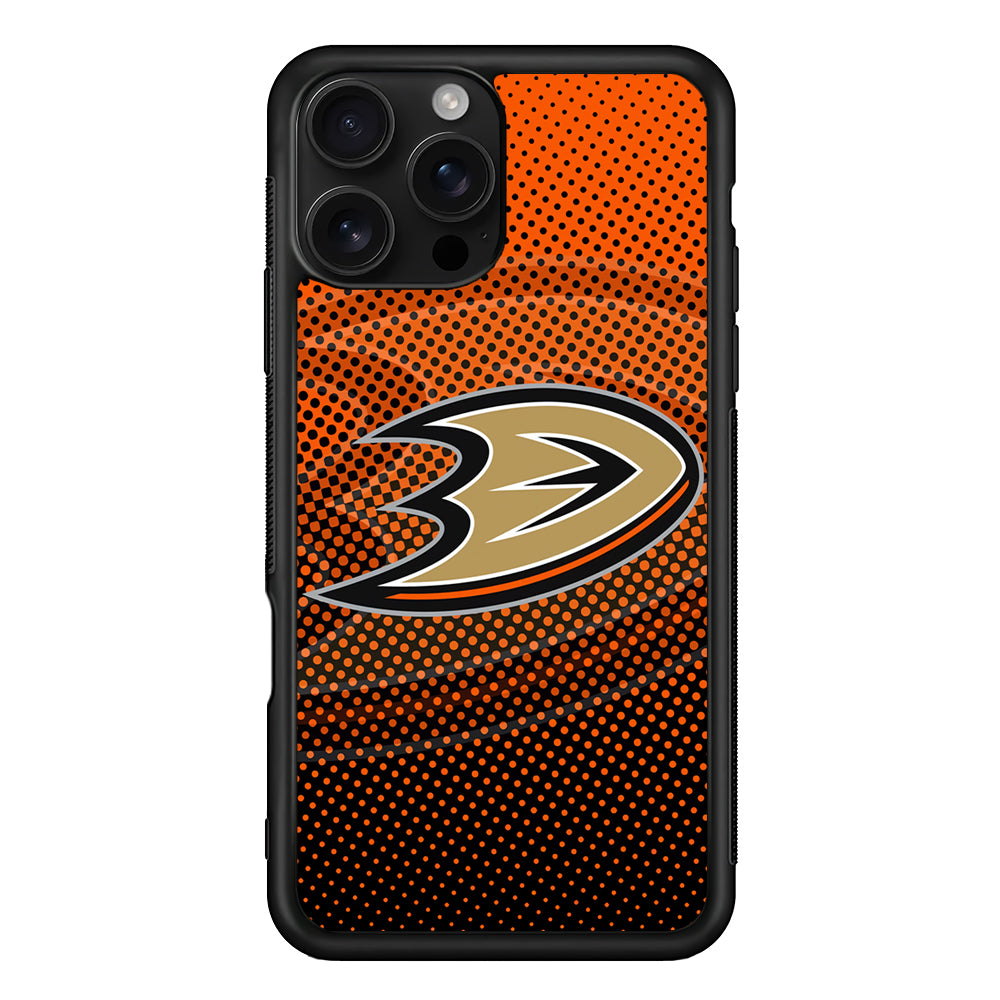 Anaheim Ducks Dot iPhone 16 Pro Case | Durable Protective Case for iPhone 16 Pro