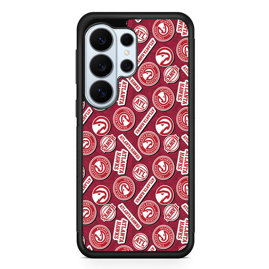 Atlanta Hawks Pattern Samsung Galaxy S26 Ultra Case | Protective Phone Cover
