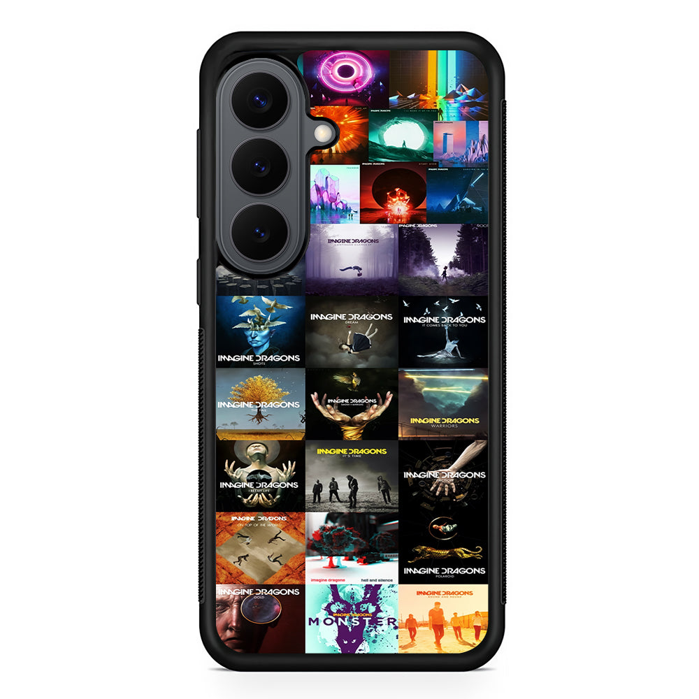 Imagine Dragons Album Collection Samsung Galaxy S26 Plus Case | Slim Rubber Case for Samsung Galaxy S26 Plus