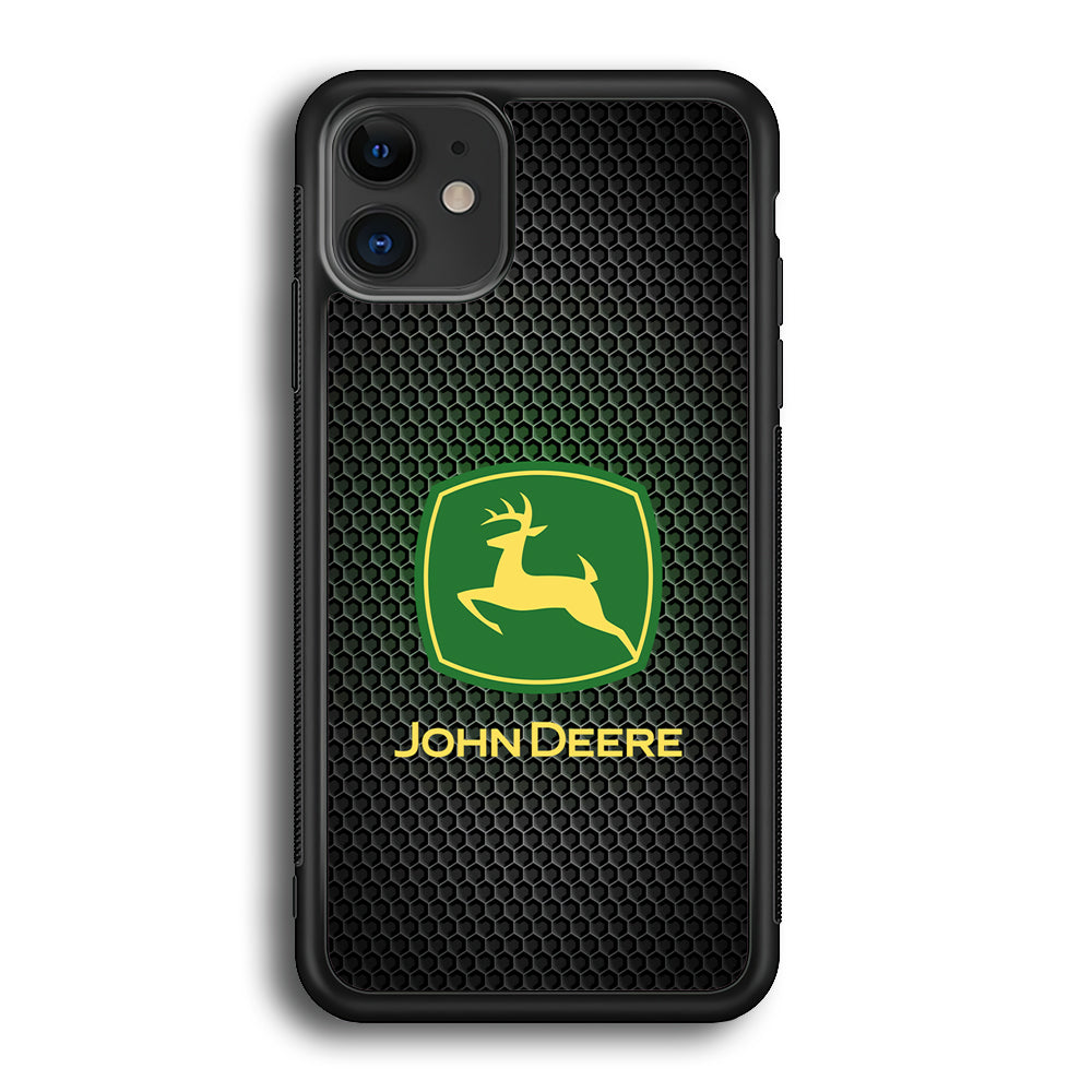 John Deere Fiber Illusion iPhone 12 Case | Slim Rubber Case for iPhone 12