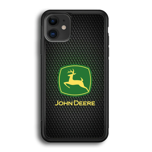 John Deere Fiber Illusion iPhone 12 Case | Slim Rubber Case for iPhone 12