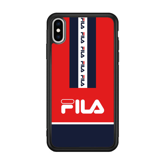 Fila Suit of Identity iPhone Xs Max Case | Slim Rubber Case for iPhone Xs Max
