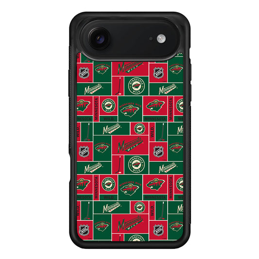 Minnesota Wild Pattern iPhone 17 Air Case | Protective Case for iPhone 17 Air