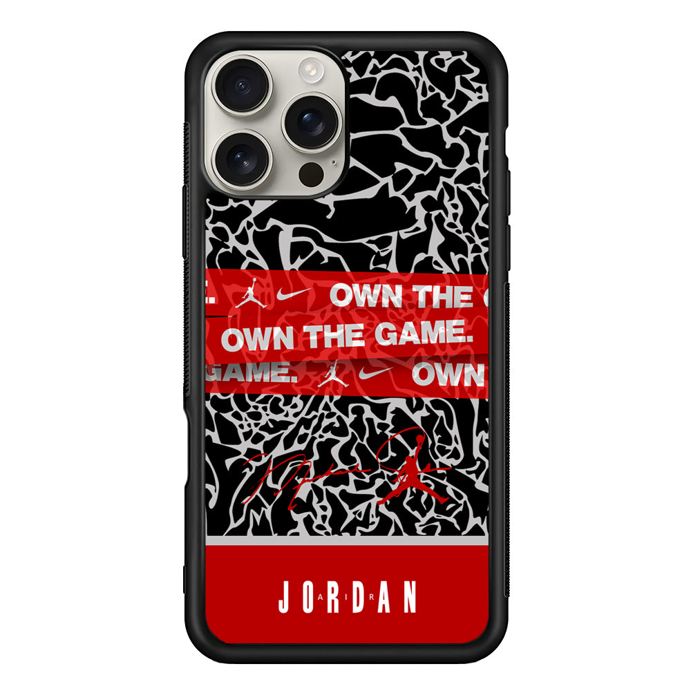 Air Jordan Element of The Game iPhone 16 Pro Max Case | Durable Everyday Protective Cover