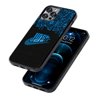 Nike Matrix of Ocean 2D Rubber Phone Case | Slim Protective Phone Case