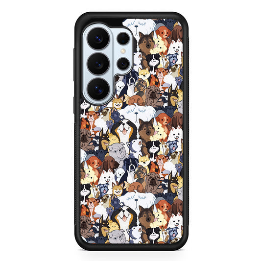 Puppy Party Pattern Samsung Galaxy S26 Ultra Case | Protective Phone Cover