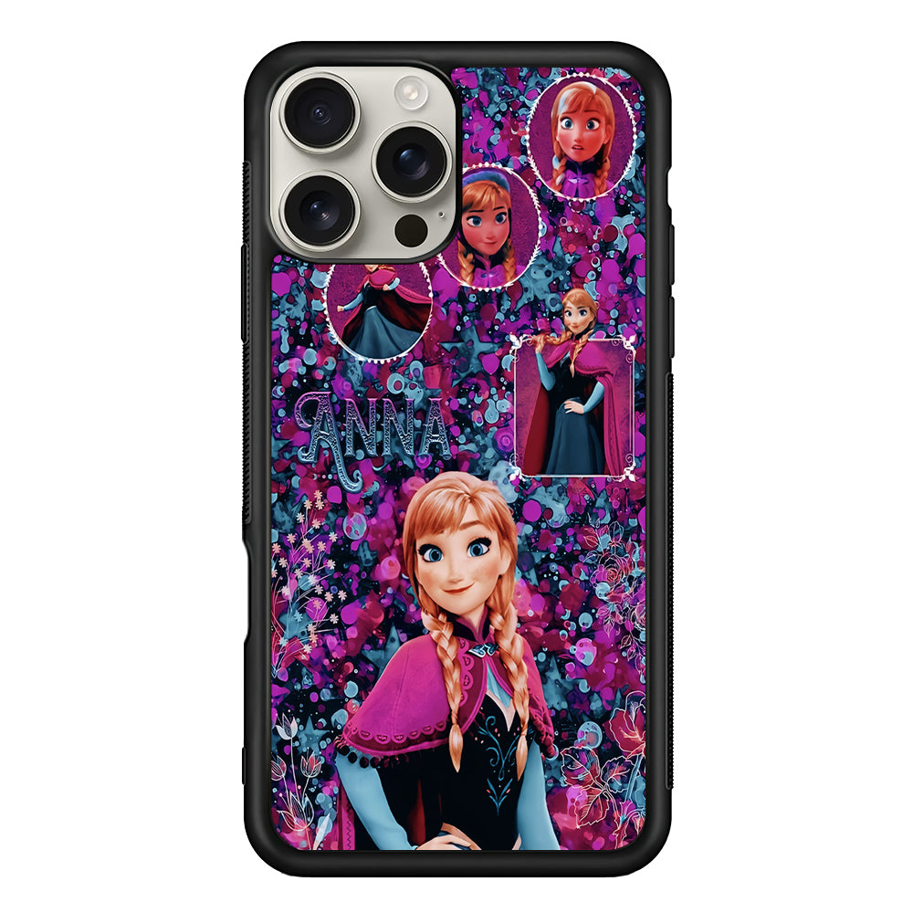 Princess Anna Frozen Art iPhone 16 Pro Max Case | Stylish Protective Case for iPhone 16 Pro Max