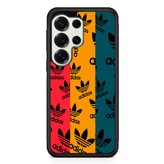 Adidas Logo Three Colours Samsung Galaxy S25 Ultra Case | Durable Rubber Case for Samsung Galaxy S25 Ultra