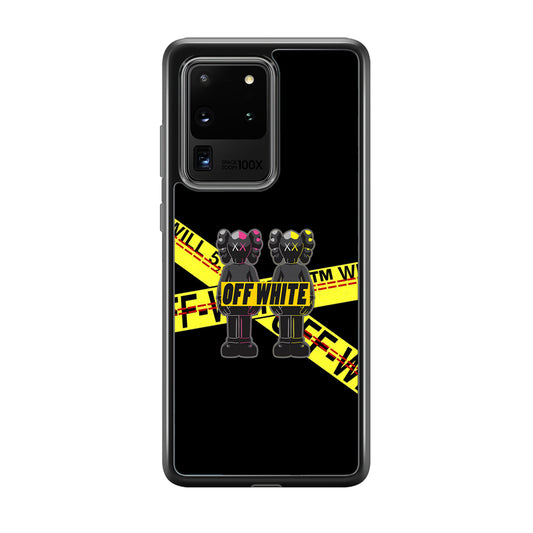 Kaws Twin Off White Samsung Galaxy S20 Ultra Case | Slim Rubber Case for Samsung Galaxy S20 Ultra