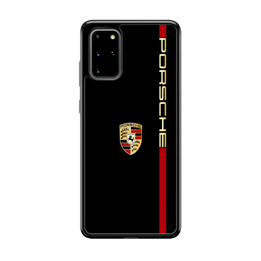 Porsche Car Logo Luxury Samsung Galaxy S20 Plus Case | Slim Rubber Case for Samsung Galaxy S20 Plus